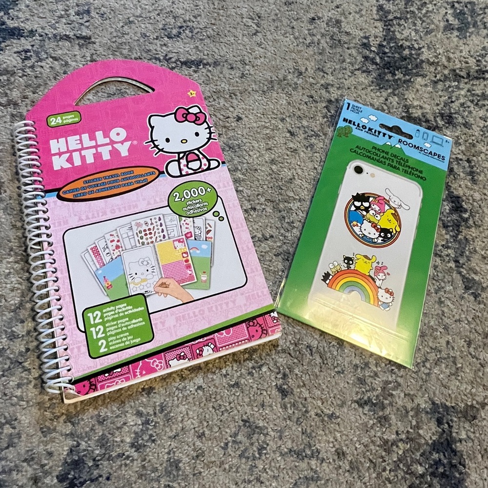 Hello kitty stickers and activity book